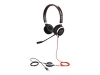 Bild på Jabra EVOLVE 40 UC Duo USB Headband, Noise cancelling, USB connector, with mute-button and volume control on the cord, Busylight , Discret boomarm