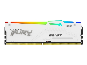 Bild på 16GB 6000 DDR5 DIMM FURY Beast WHT RGB