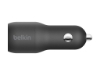 Bild på Belkin BOOST UP Dual Car Charger with PPS 37W