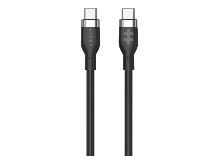 Bild på 1.5m Silicone USB-C to USB-C 60W Black