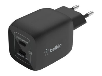 Bild på 45W PD PPS Dual USB-C GaN Chrg Blk-Unv