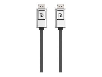 Bild på Belkin 6ft DisplayPort 1.2 Cable with Latches, M/M, 4k